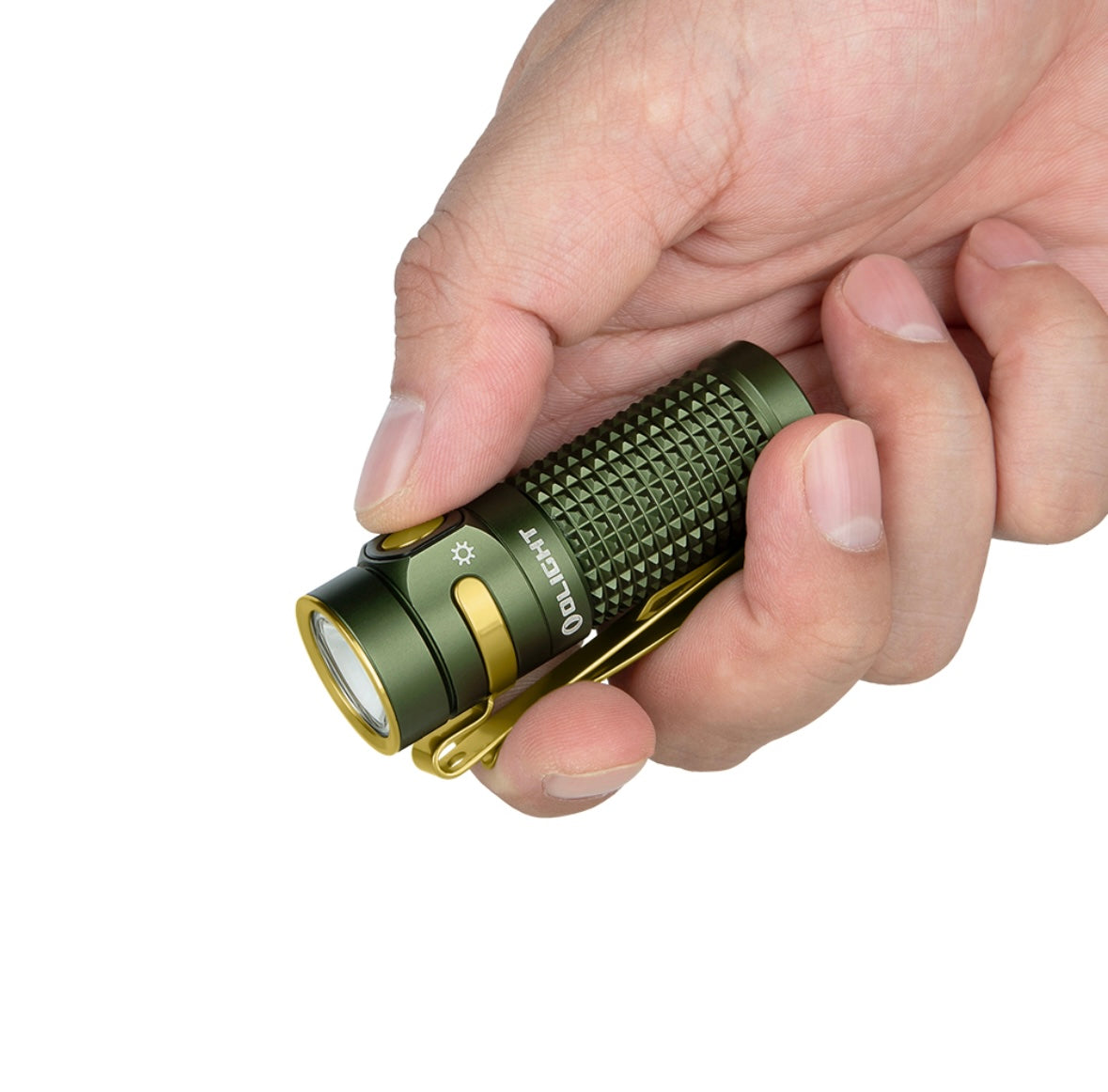 Olight Baton 4 Compact EDC Flashlight - 1300 Lumens Rechargeable Power - Korvel