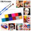 Fit Colors 12 Colors Face Color Water Soluble Body Paint Halloween Masquerade Makeup - Korvel
