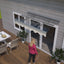5934W Series Door Window Awning Canopy - 59"x34" Polycarbonate