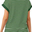 Striped Chic Plus Size Top & Shorts Set