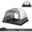 Outdoor Tent Quick Build Glass Pole Waterproof Shading Large Space Rain Camping Travel Tent - Korvel
