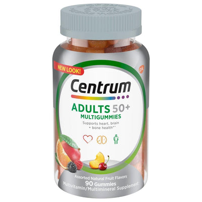 Centrum Adultos 50+ Multigummies - 90 Contenido