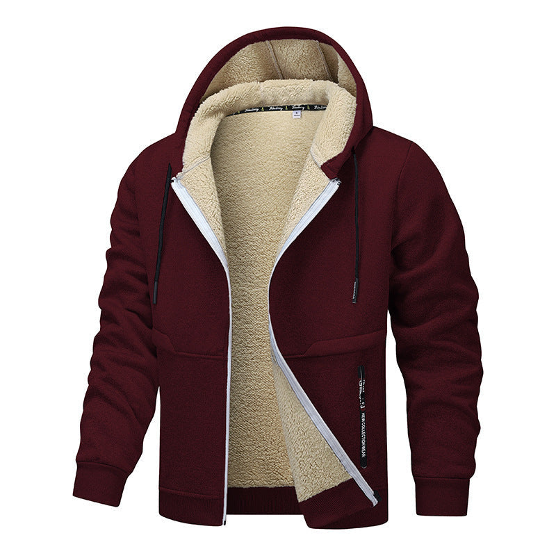 Men's Premium Lambswool Thickened Puffer Jacket