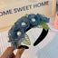Fashionable fabric flower pearl flower headband - Korvel