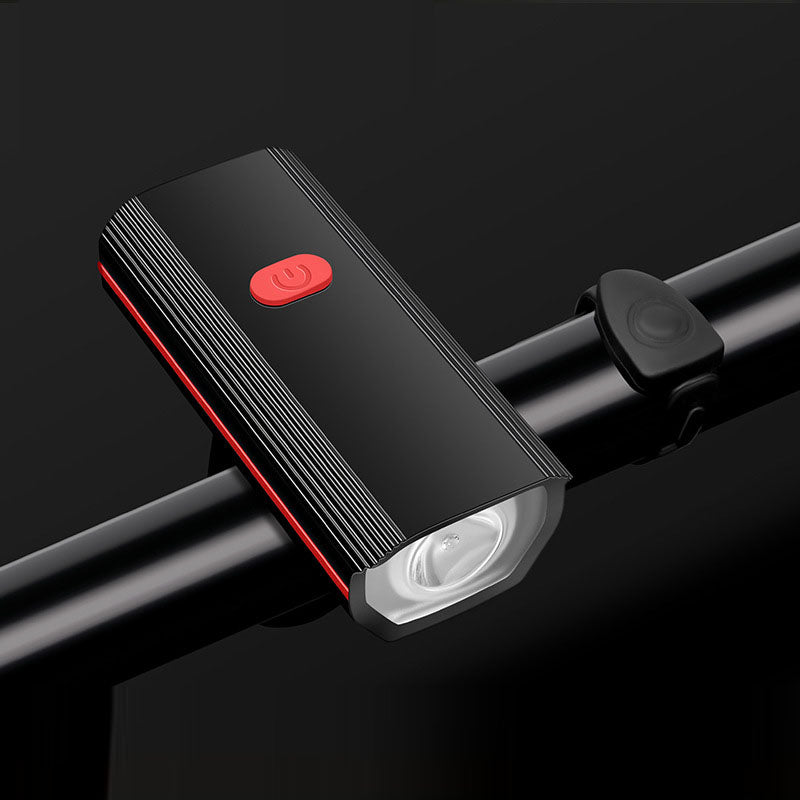 Bicycle lights, headlights, mountain bikes, night riding, charging, strong light flashlight, USB charging, horn lights, riding e - Korvel