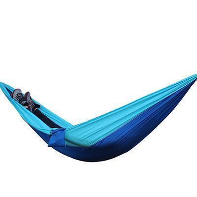 Portable Double Hammock - Durable Nylon for Outdoor Relaxation