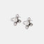 Synthetic Pearl Titanium Steel Flower Earrings - Korvel