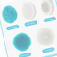 Electric Bath Brush with Handle for Exfoliation and Massage