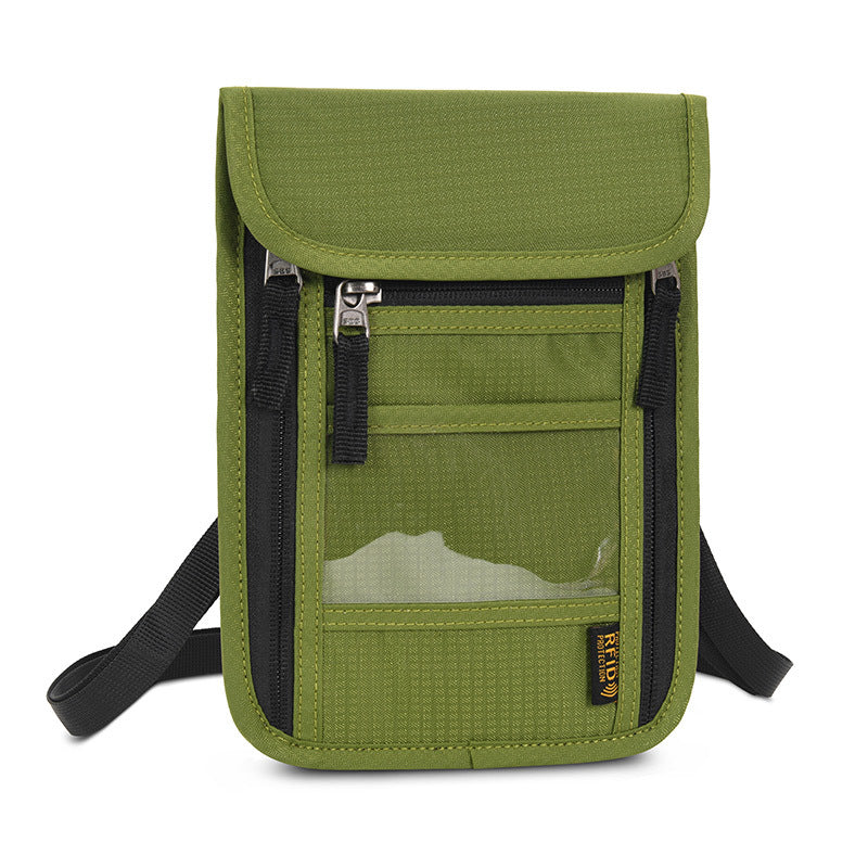 Multifunctional Passport Bag with Ticket Clip - Large Capacity