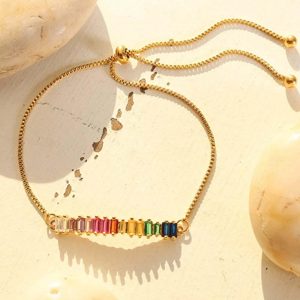 Pulsera de Titanio Acero con Zirconio en Contraste