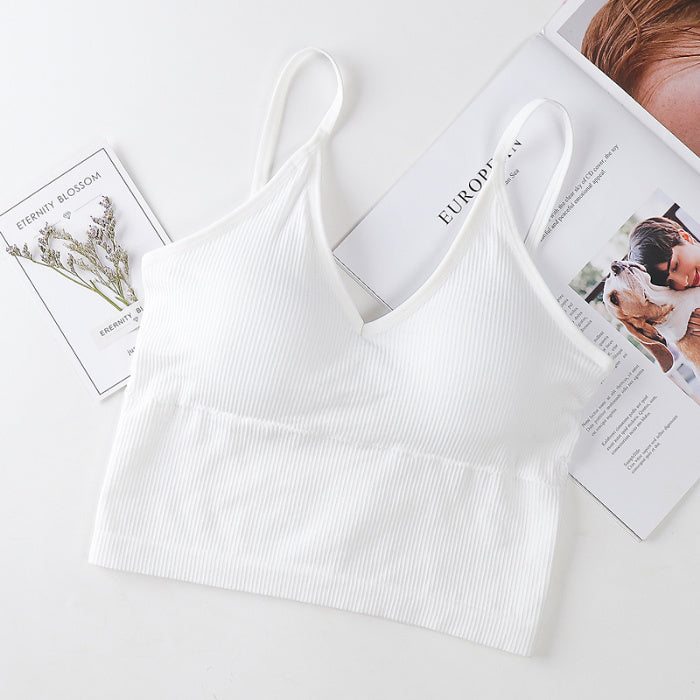 Soutien-gorge de sport tube premium avec design de dos élégant