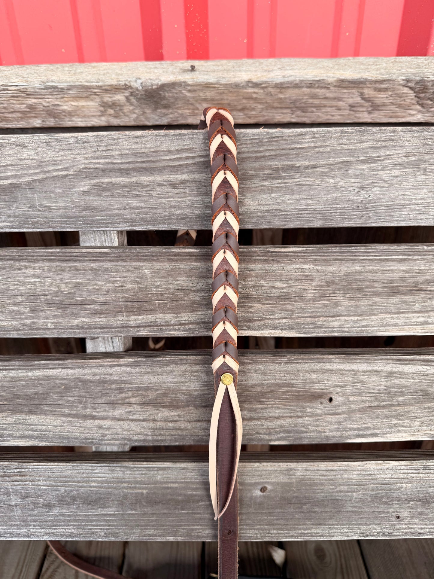 Premium Leather Barrel Racing Reins with Enhanced Grip