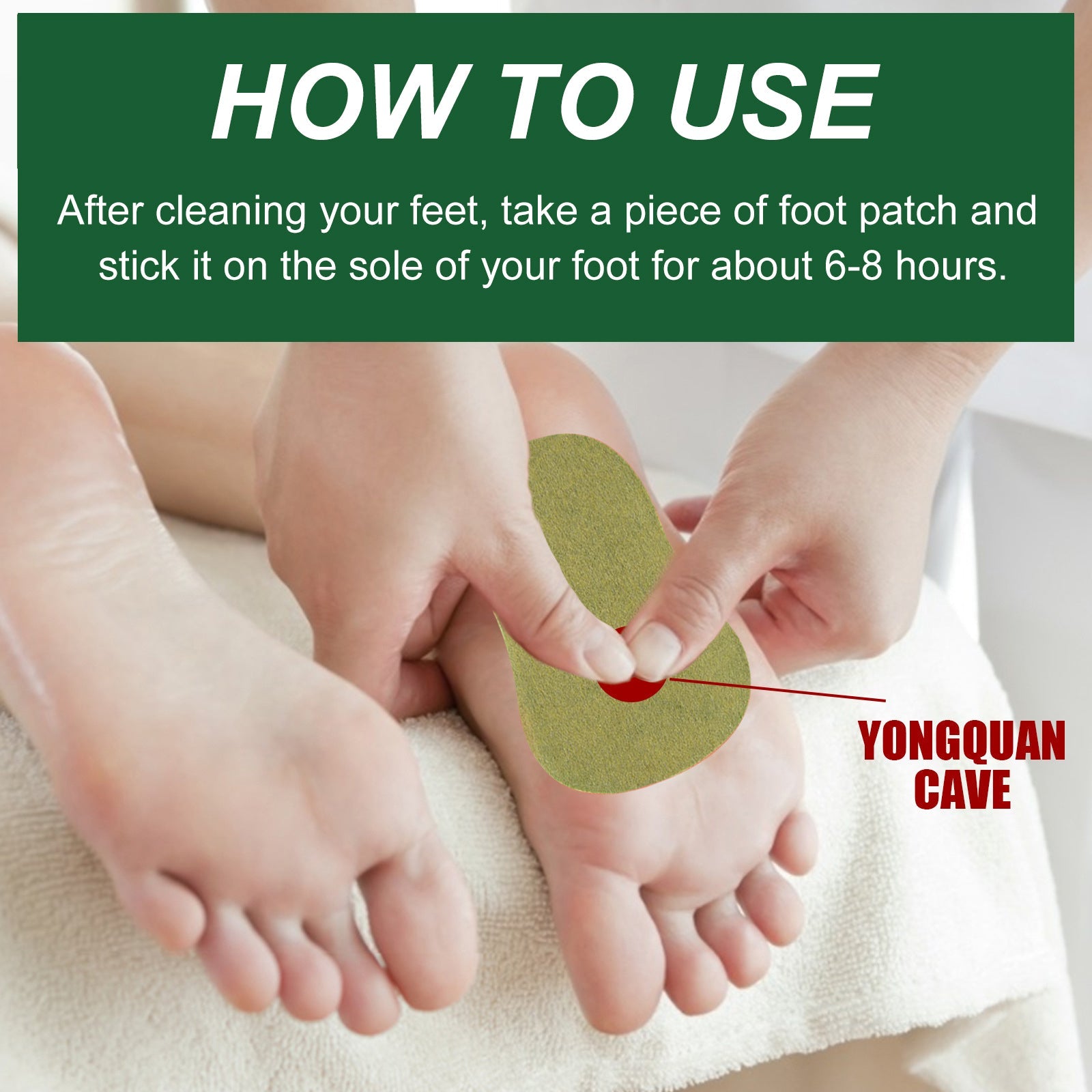 Wormwood Foot Patch, Relieve Body Stress Help Sleep Slimming Toning Foot Deodorant Care Patch - Korvel
