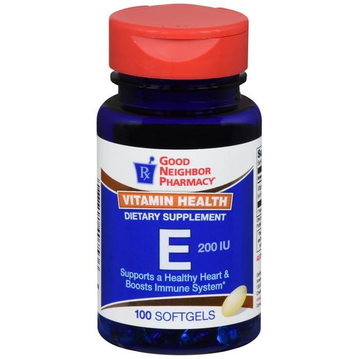 Good Neighbor Pharmacy Vitamin E 200 IU Softgels - 100 Count