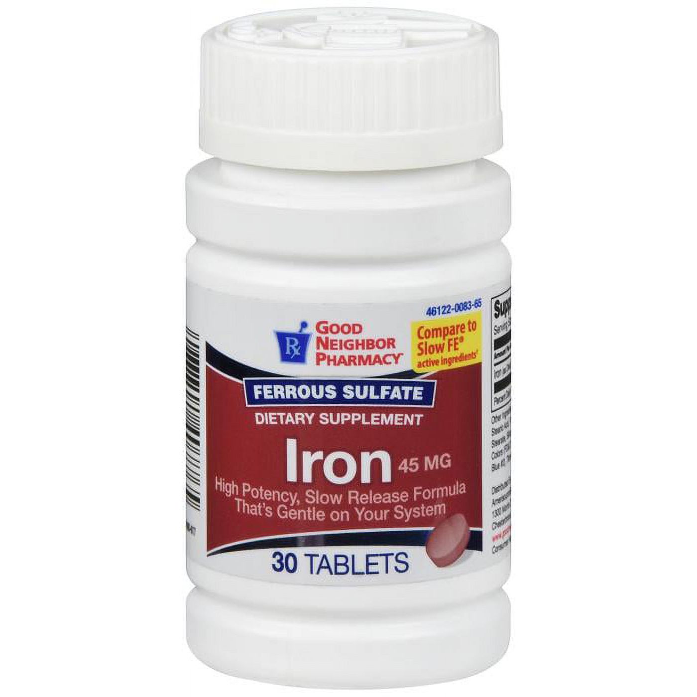 Good Neighbor GNP Iron Slow Release 45 Mg - 30 Tabs