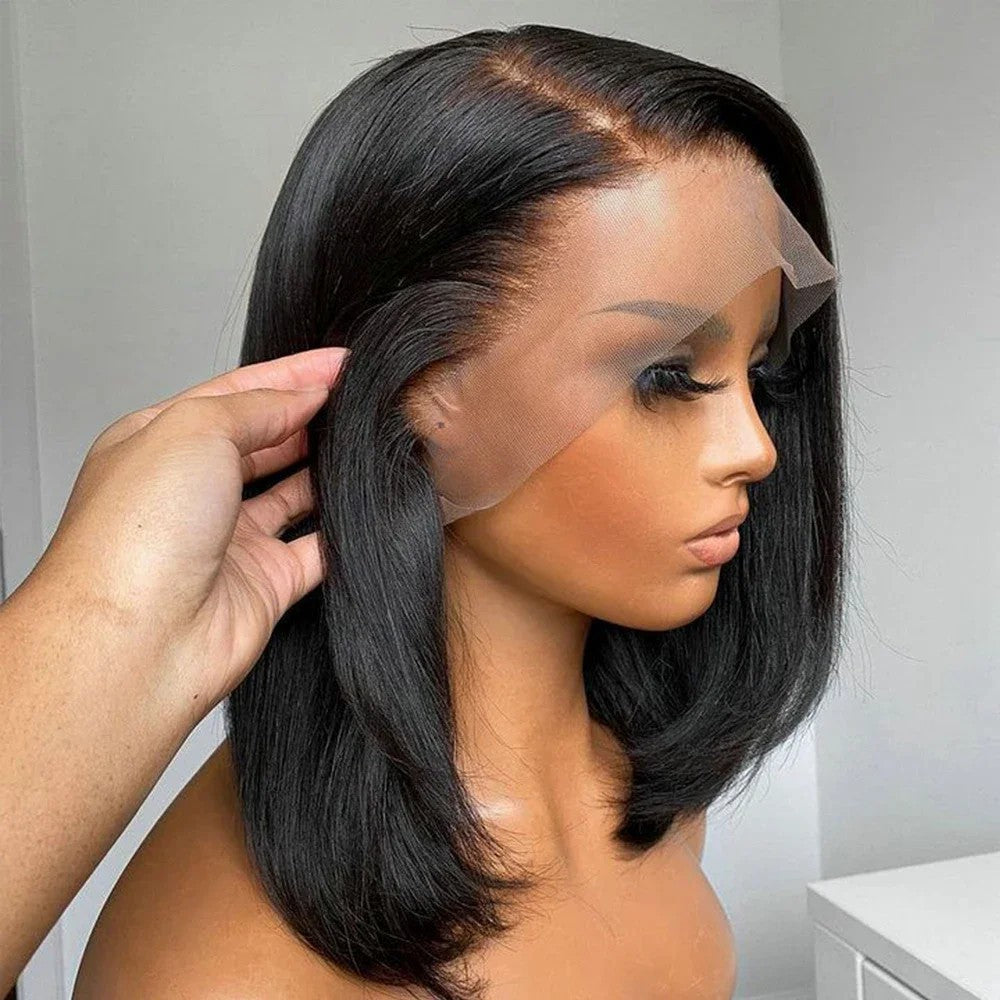 Peluca Bob de Encaje Frontal Completo 13x4 Premium - Cabello Humano