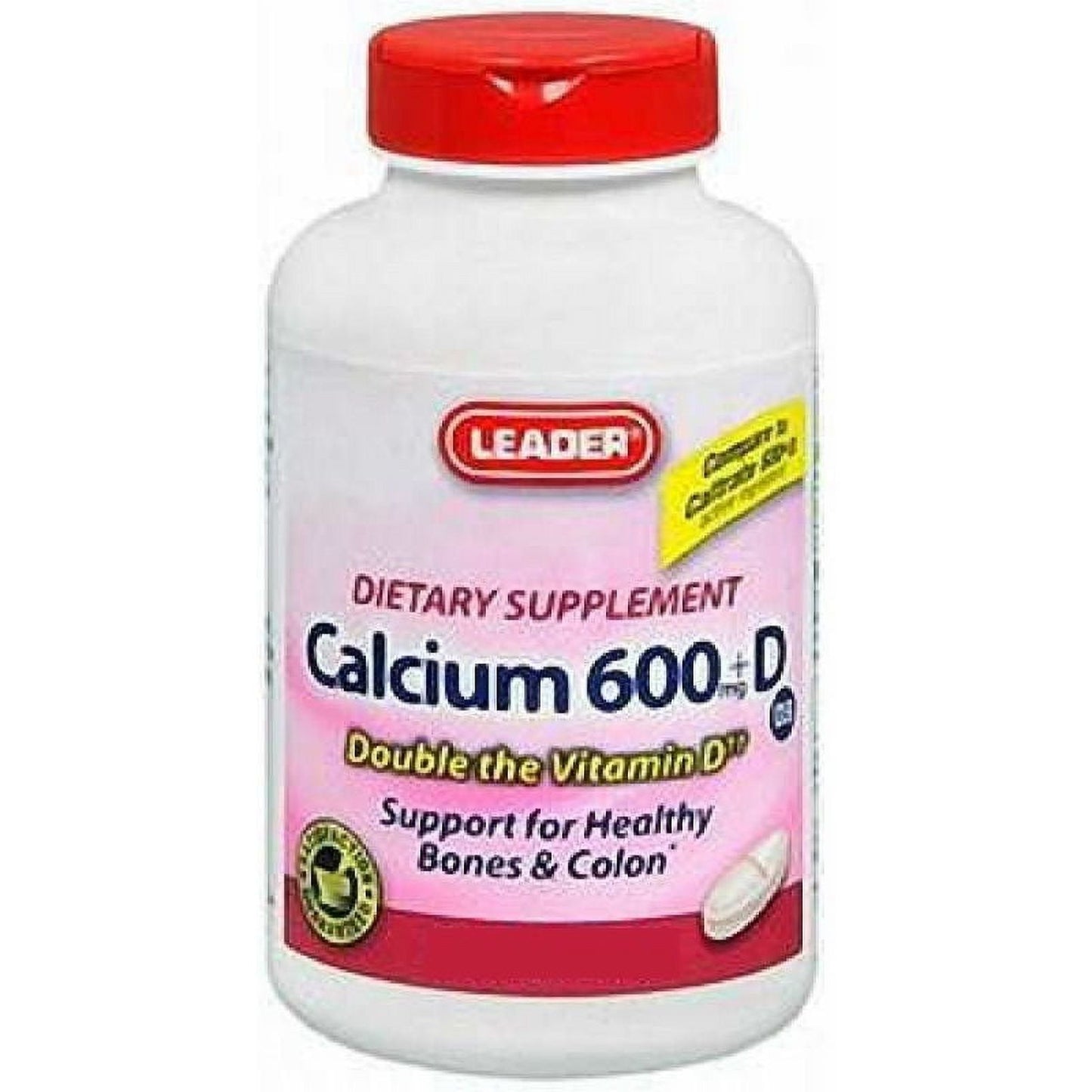 Tabletas masticables de calcio Leader Plus D3