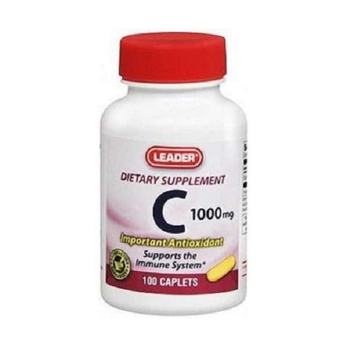 Leader Vitamin C 500 mg - Premium Antioxidant Support, 100 Tablets