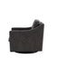 Fauteuil pivotant large avec coussin doux - Fauteuil moderne gris