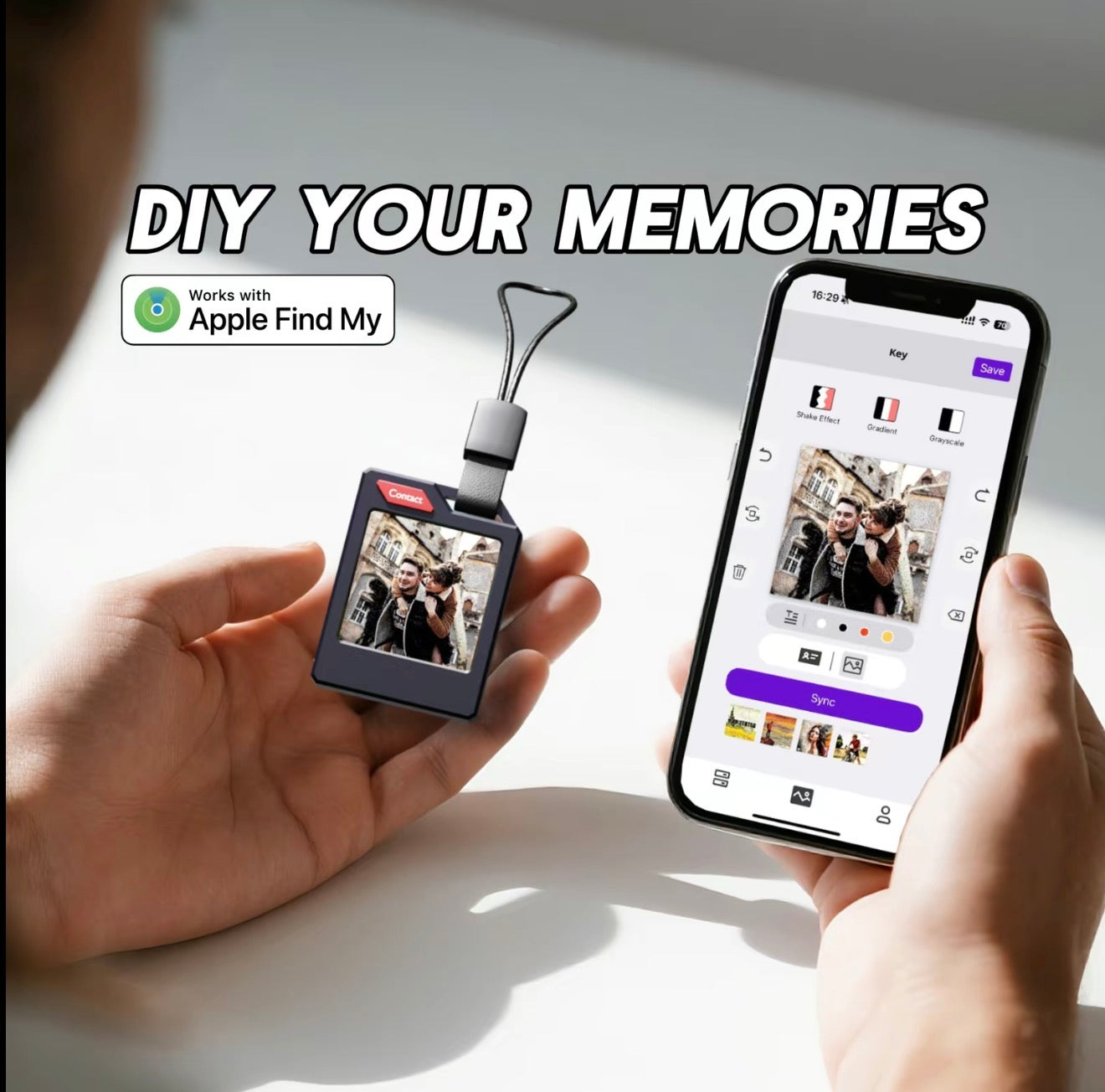 FindInk Key - Suivi Intelligent E-Ink pour Essentiels