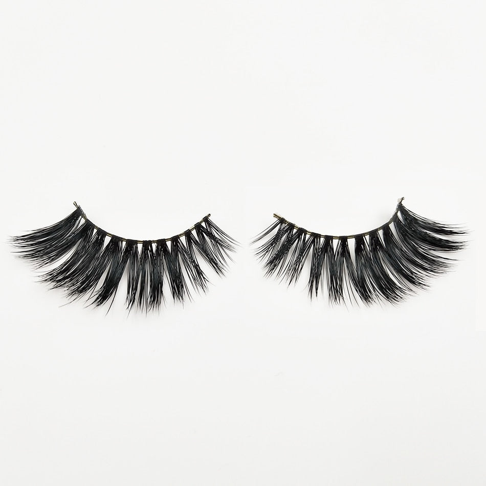 Faux cils longs Wispy Volume - Poils de vison premium