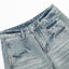 Punk Washed Gradient Wave Pattern Denim Pants Men's Loose Wide Leg Long Trousers Vibe Trendy Distressed Straight Leg Jeans - Korvel