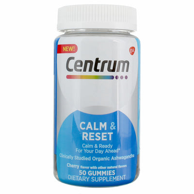 Centrum Calm & Reset Gummies avec Ashwagandha et Vitamine B6