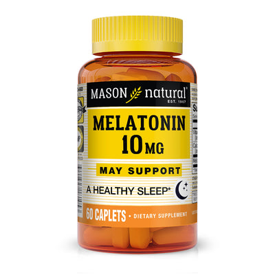 Mason Natural Mélatonine 10 Mg avec B6 et Calcium - 60 Comprimés