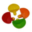 Creative plastic snack spoon with versatile bowl plate seasoning dish salad dressing box for kitchen use - Korvel