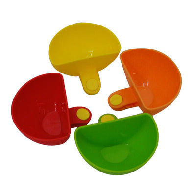 Creative plastic snack spoon with versatile bowl plate seasoning dish salad dressing box for kitchen use - Korvel