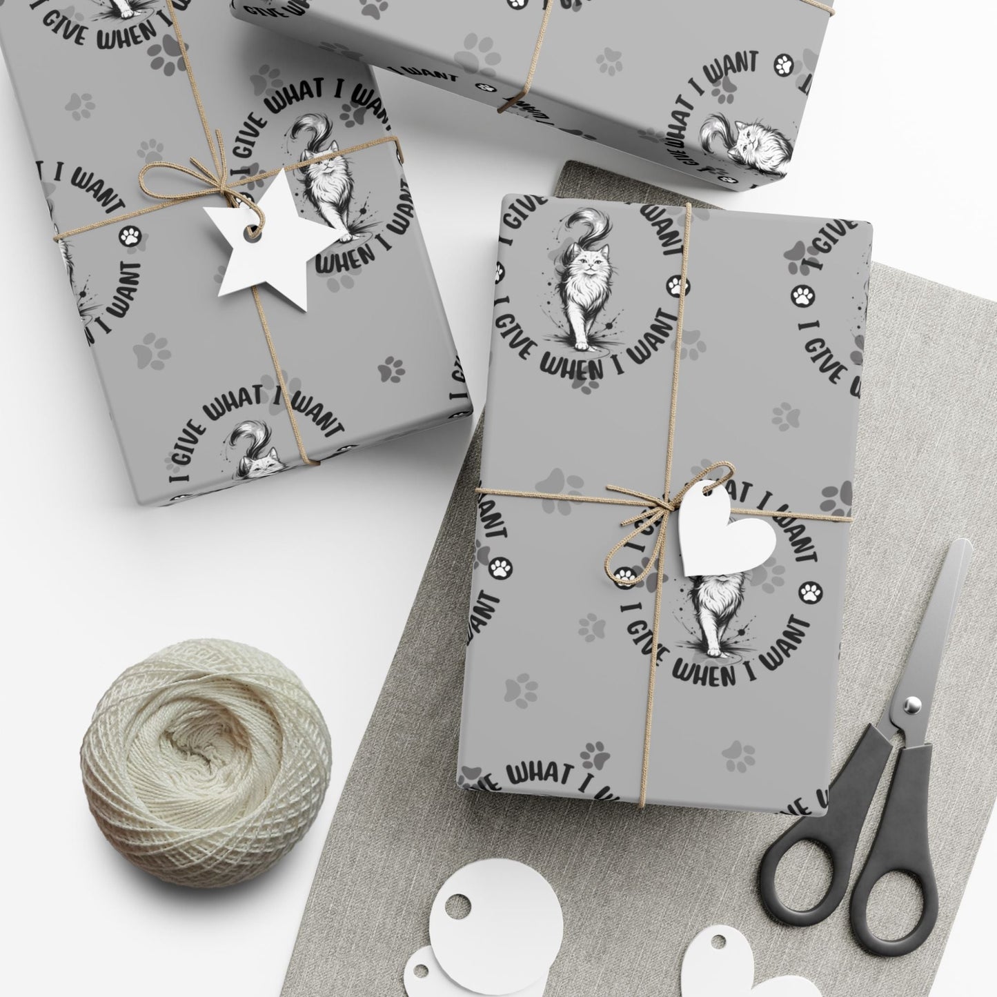 I Give What I Want – Cat Lover Gift Wrap