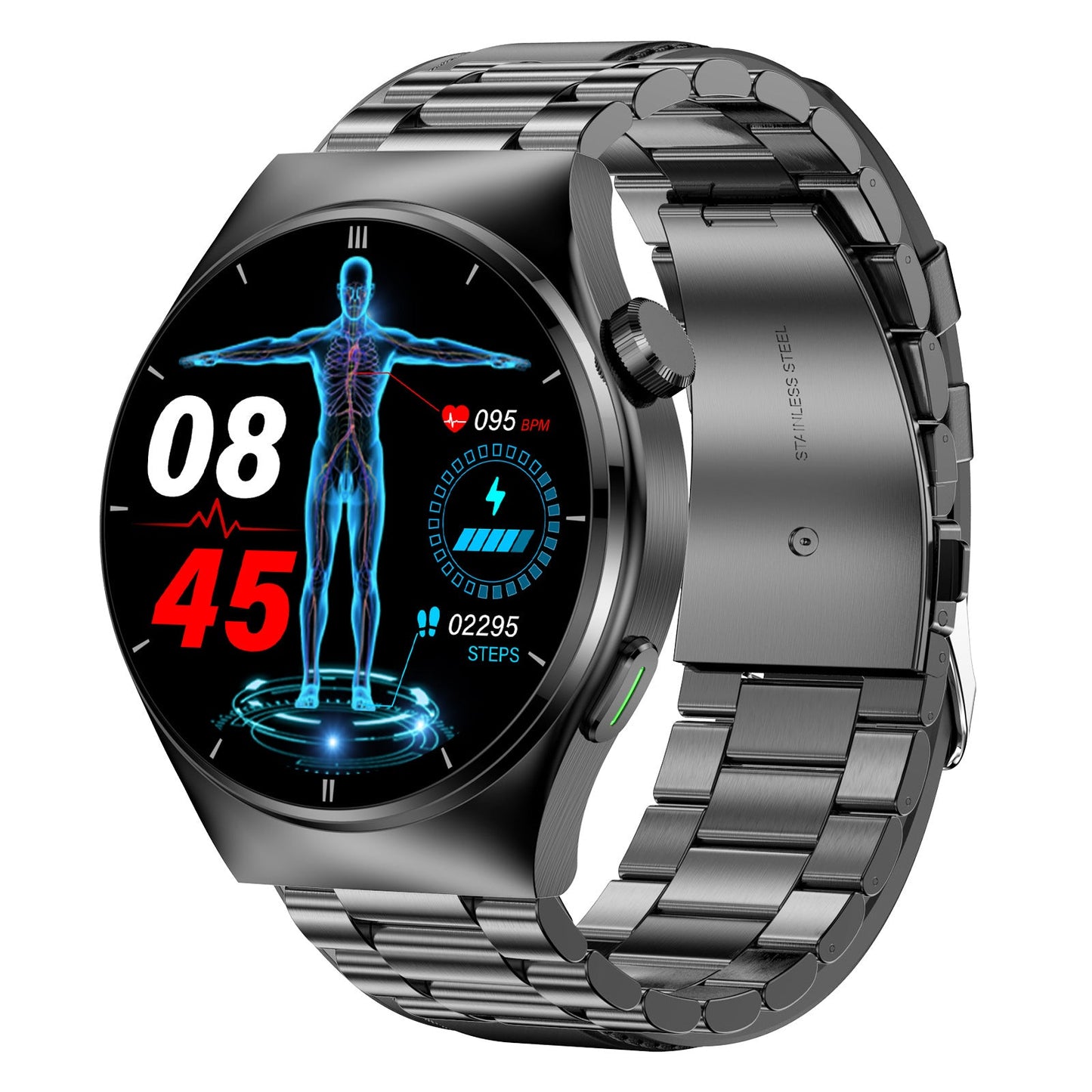 F320 laser therapy Bluetooth call uric acid lipids watch non invasive blood sugar heart rate body temperature smart watch - Korvel