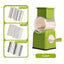 Multifunctional Vegetable Cutter with Hand Roller Design
