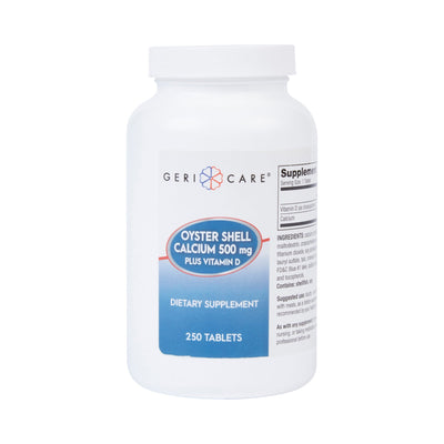 Geri-Care Calcium de coquille d'huître 500 mg avec vitamine D