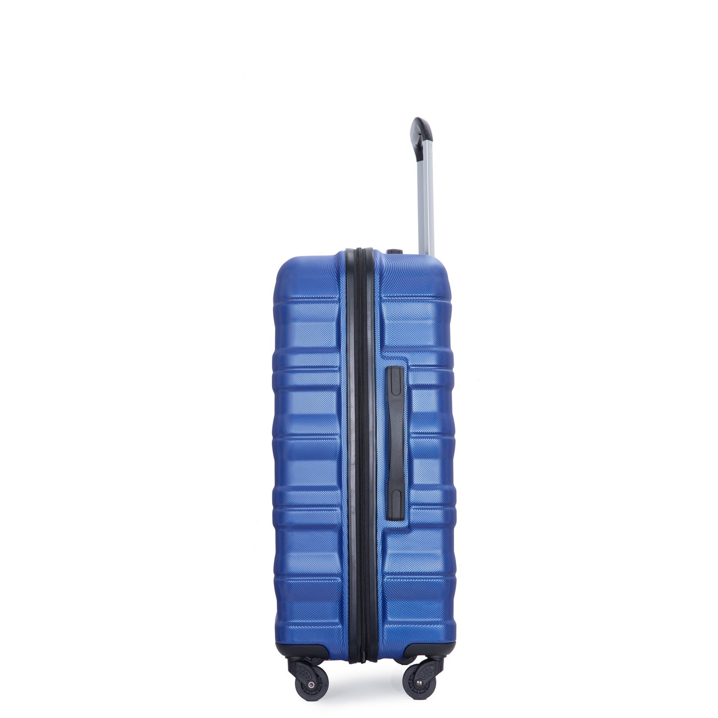 3 Piece Luggage Sets PC Lightweight & Durable Expandable Suitcase with Two Hooks, Spinner Wheels, TSA Lock, (21/25/29) Dark Blue - Korvel