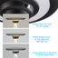 Solar Lawn Light With Dimmable LED - Korvel