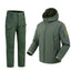 Veste en Soft Shell Coupe-Vent Imperméable Doublée en Fleece pour Hommes