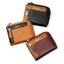 Wallet Men's Fashionable Leather Zipper Leather Bag RFID Multi Card Function ID Card Bag - Korvel