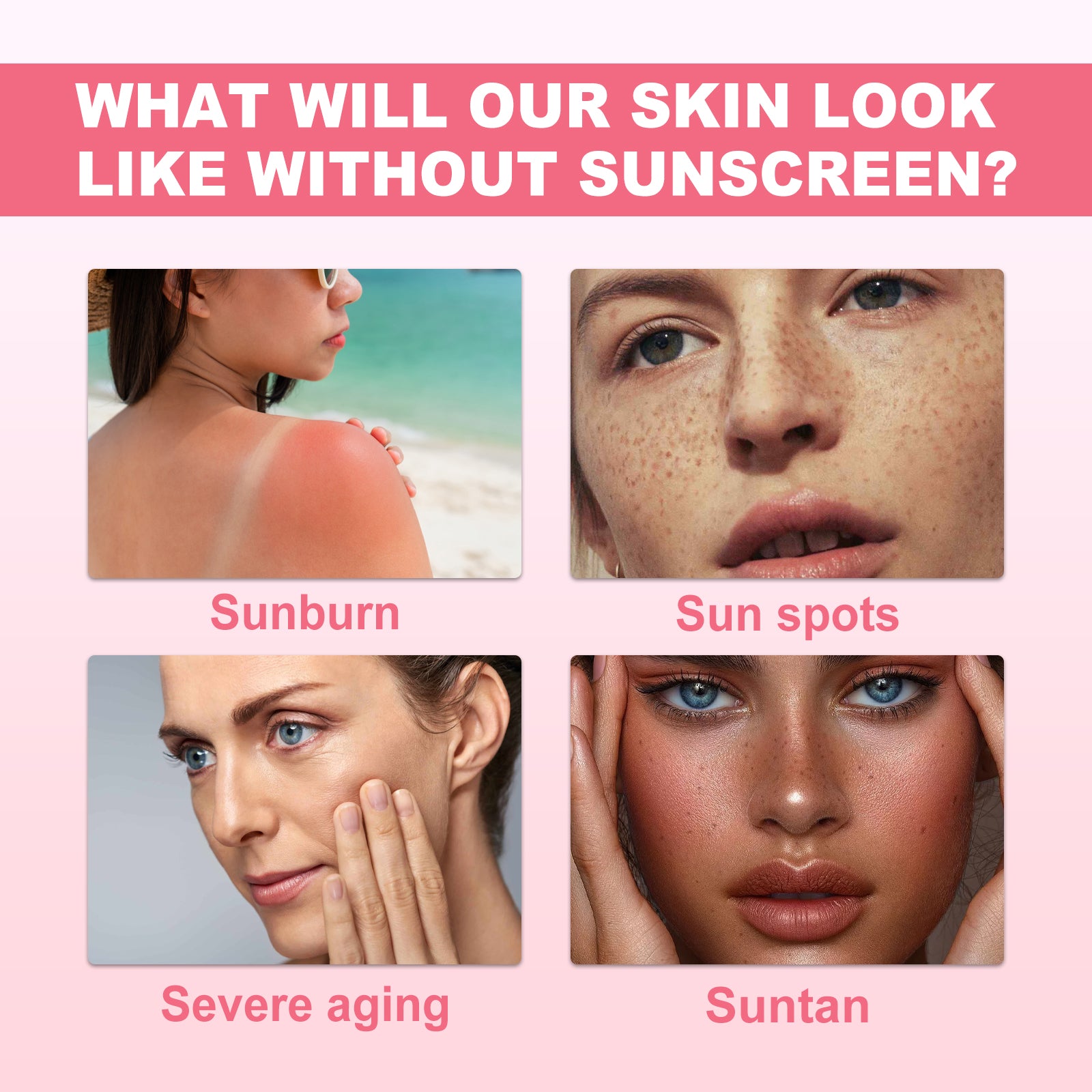 Sunscreen Stick, All Available Light Dry Solid Isolation Protective Cream - Korvel