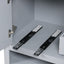 30" Bathroom Vanity with Sink, Multi-functional Bathroom Cabinet with Doors and Drawers, Solid Frame and MDF Board, Grey - Korvel