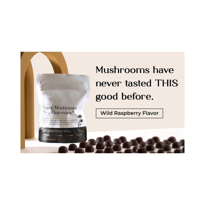 Premium Mushroom Soft Candy - 60 Pieces
