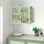27.56"Glass Doors Modern Two-door Wall Cabinet with Featuring Three-tier Storage Mint Green - Korvel