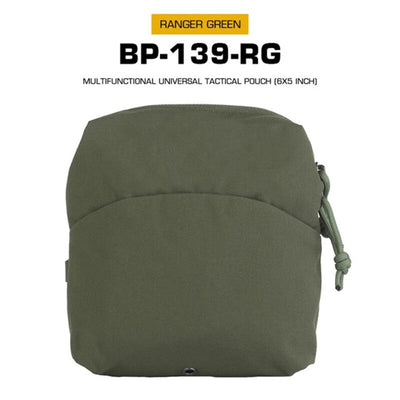 6x5 Inch Tactical MOLLE Pouch for Versatile Storage
