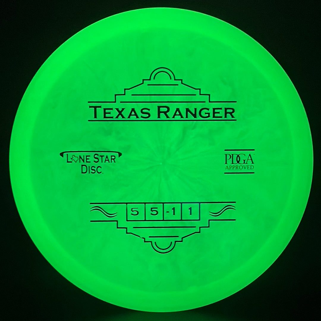 Alpha Glow Texas Ranger Disc Golf Disc