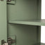 Meuble de salle de bain vert de 36" avec évier et rangement