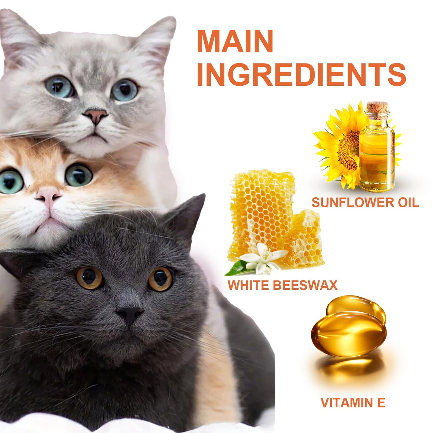 Pet Paw Care Cream, Moisturizing And Anti-Dry Crack Cat And Dog Foot Care Pad Paw Care Cream - Korvel