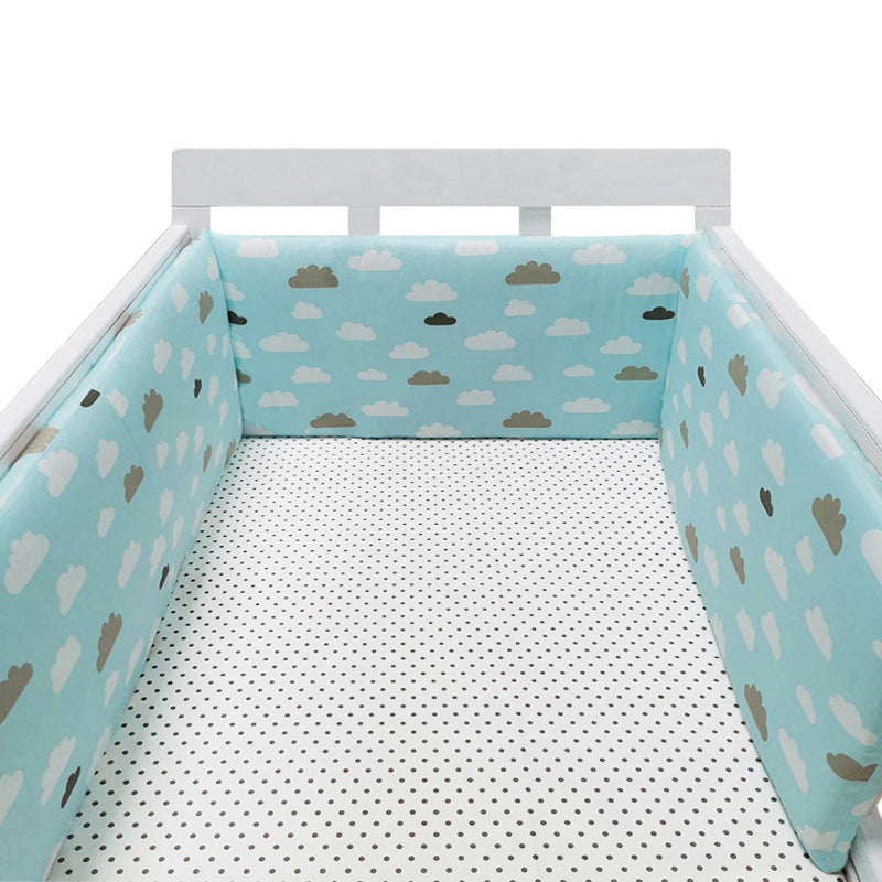 Baby Four Seasons Bed Fence Baby Children Anti fall Cotton Bed Fence Cotton Baby Bed Protective Fence - Korvel