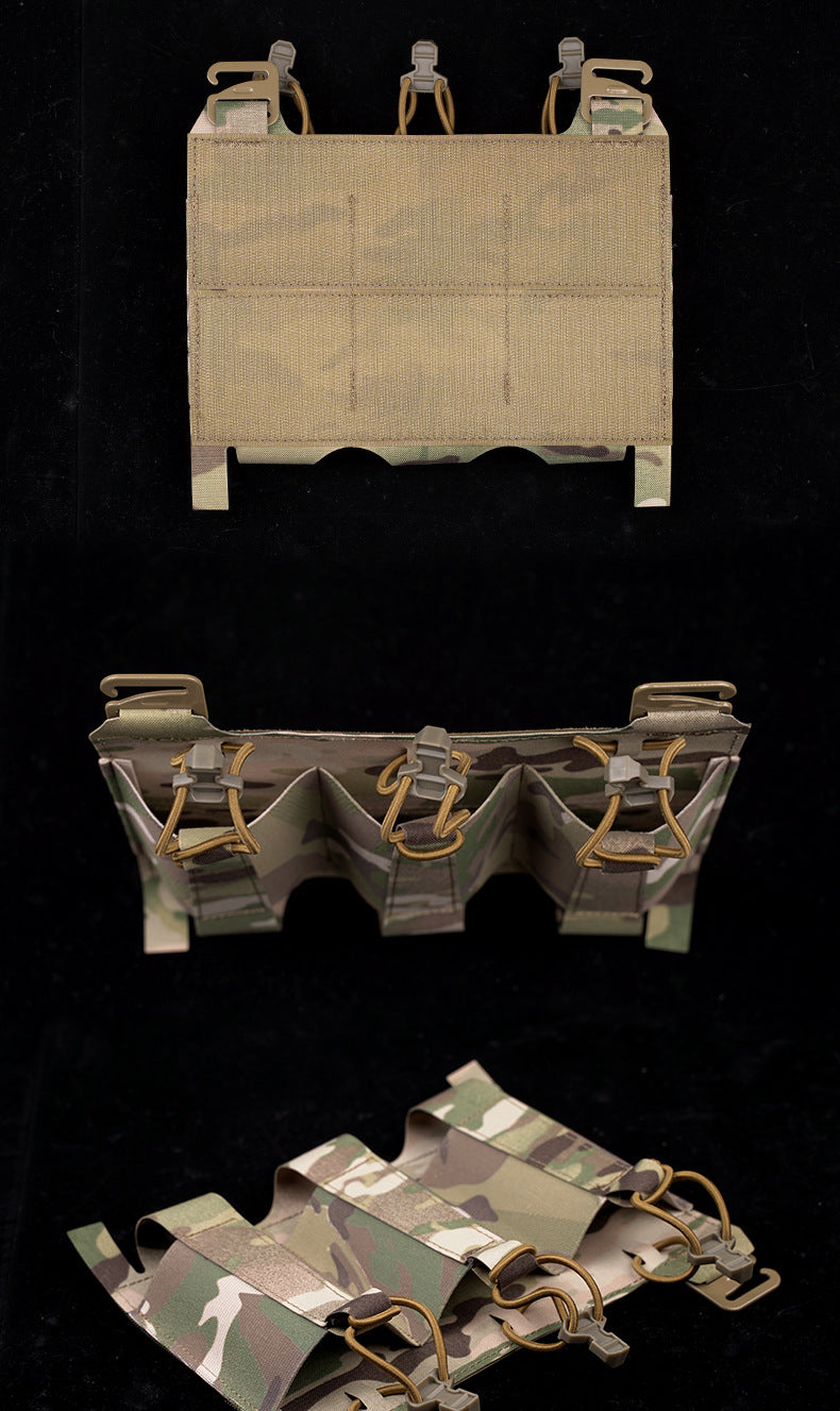 Outdoor 5.56 Triple Magazine Pouches Tactical Pouch Molle Mag Pouch for Hunting Vest - Korvel