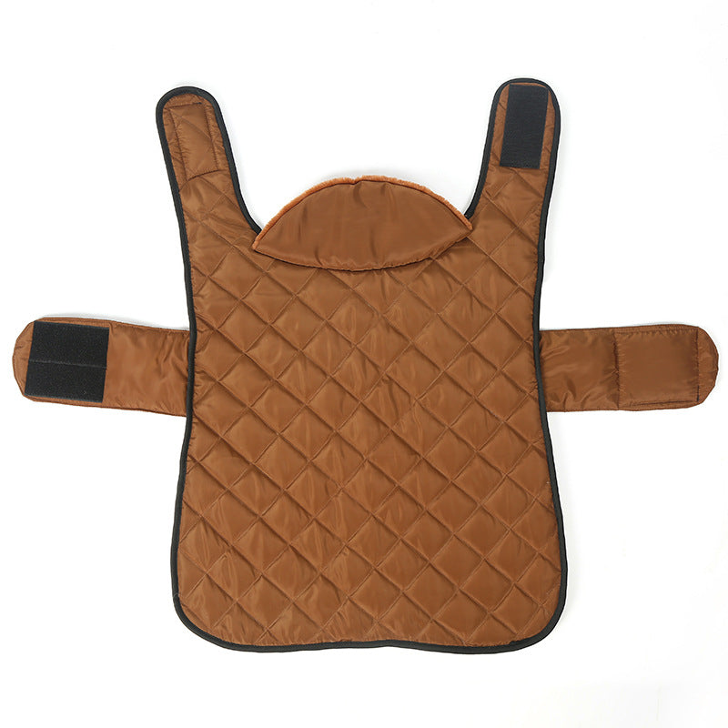 Heated Pet Clothing - New Fashion Warm Dog Cotton Jacket with Short Rabbit Fur - Korvel