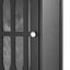 Tall Bathroom Cabinet, Freestanding Storage Cabinet with Drawer and Doors, MDF Board, Acrylic Door, Adjustable Shelf, Black - Korvel